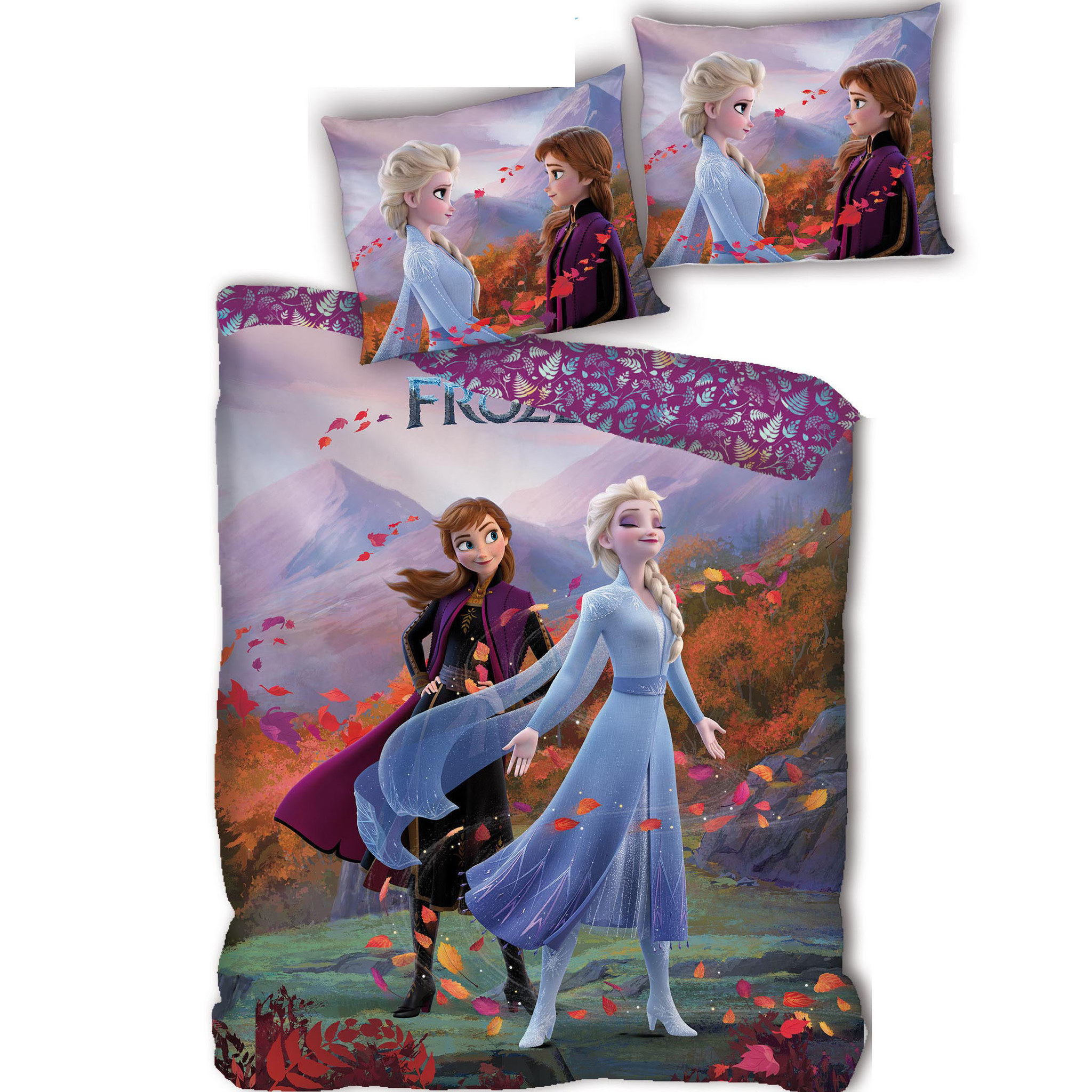 Disney Frozen Dekbedovertrek - Eenpersoons - 140 x 200 cm - polyester