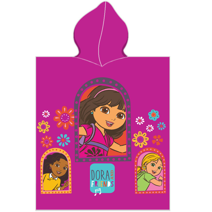 Dora Love my friends - poncho - 50 x 115 cm - Multi