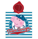 Peppa Pig Team George - poncho - 50 x 115 cm - Multi