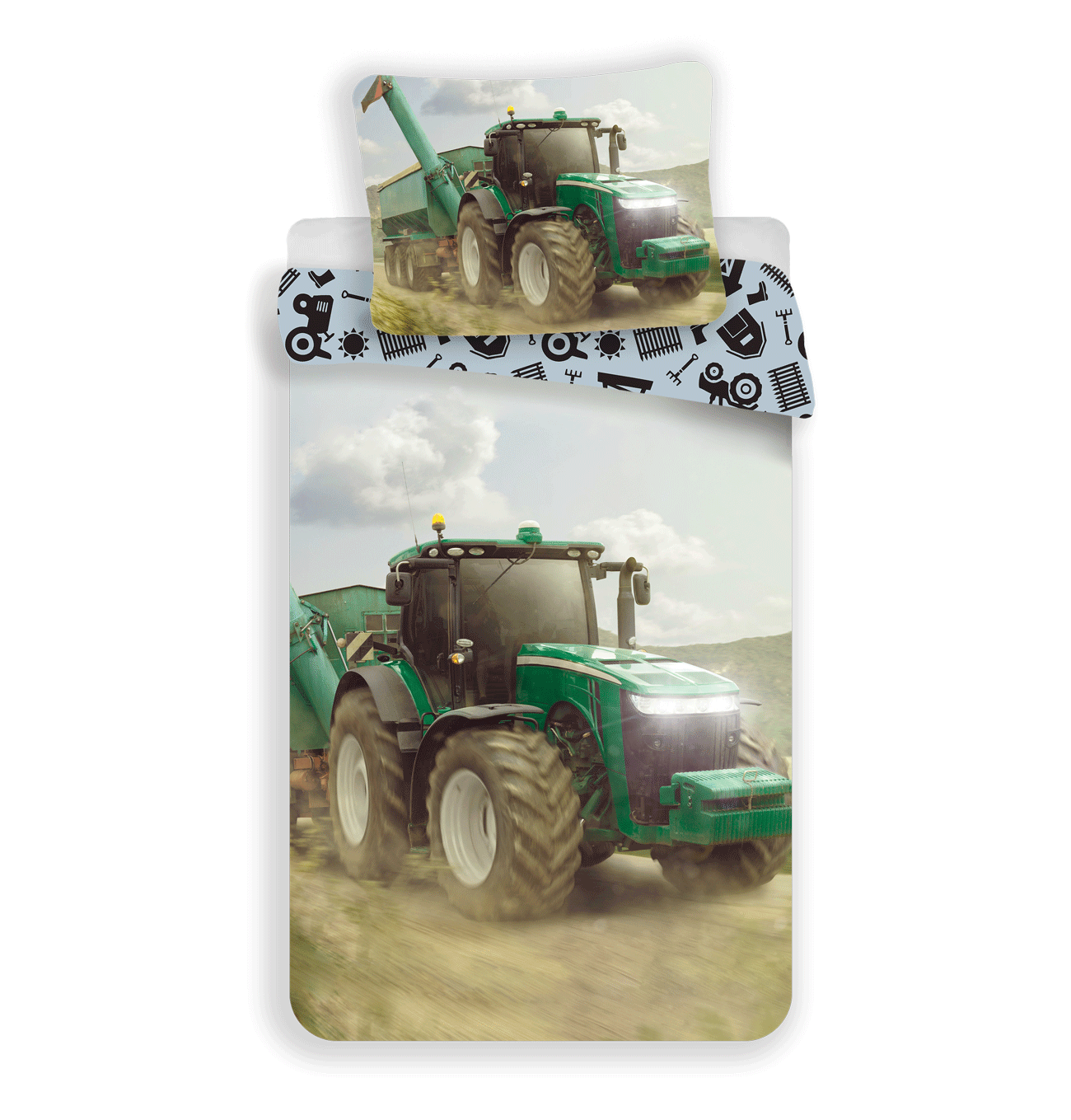 Traktor Duvet cover - Single - 140 x 200 cm - Multi