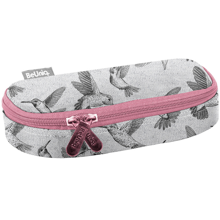 BeUniq Etui Hummingbird - 23 x 10 x 5 cm - Gray