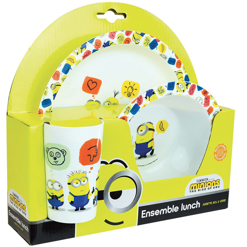 Minions Breakfast set Icons - 3 pieces - Multi