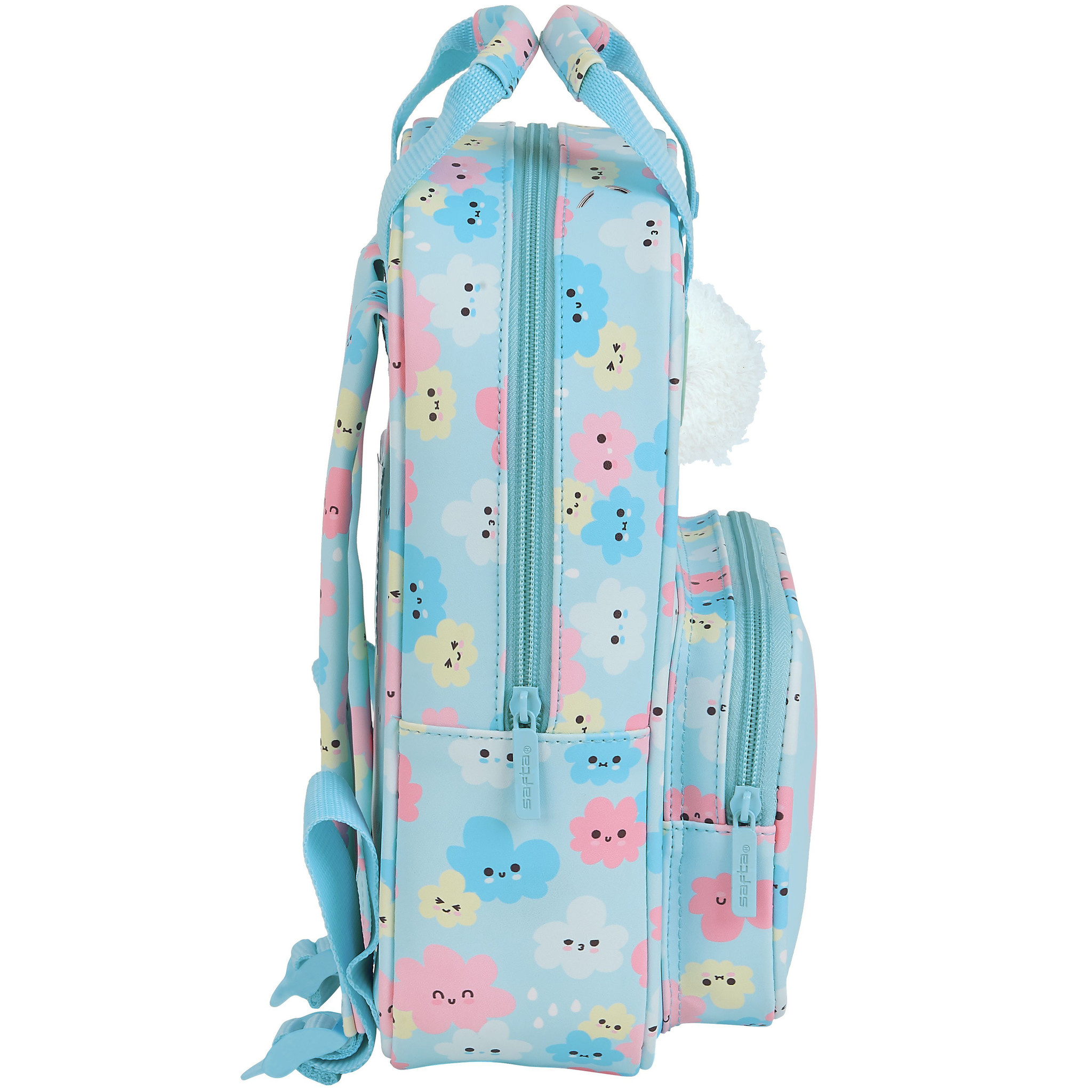 Safta Toddler Backpack Clouds - 28 x 20 x 8 cm - Blue