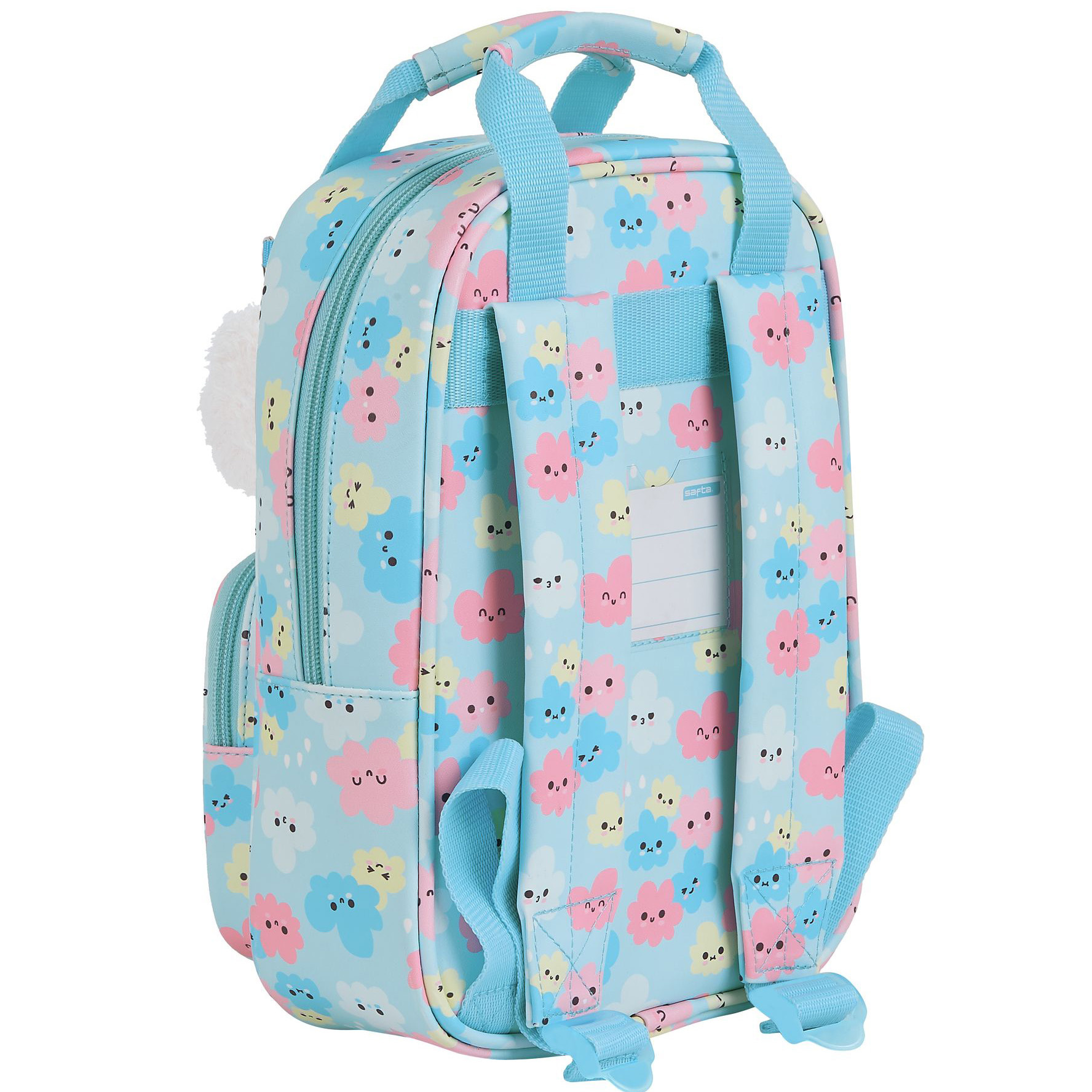 Safta Toddler Backpack Clouds - 28 x 20 x 8 cm - Blue