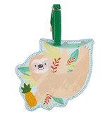 Floss & Rock Bagage Label Jungle - 12 x 11 cm - Met Naamkaartje