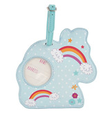 Floss & Rock Luggage Label Unicorn - 12.5 x 12.5 cm - With name tag