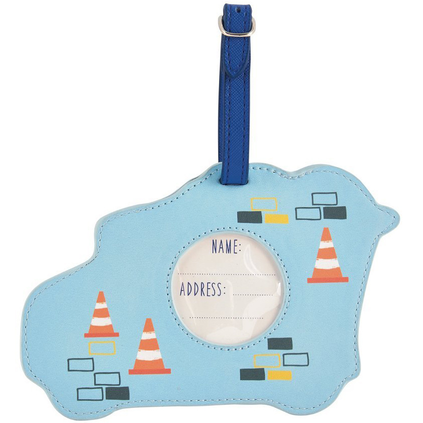 Floss & Rock Bagage Label Truck - 15.5 x 10 cm - Met Naamkaartje