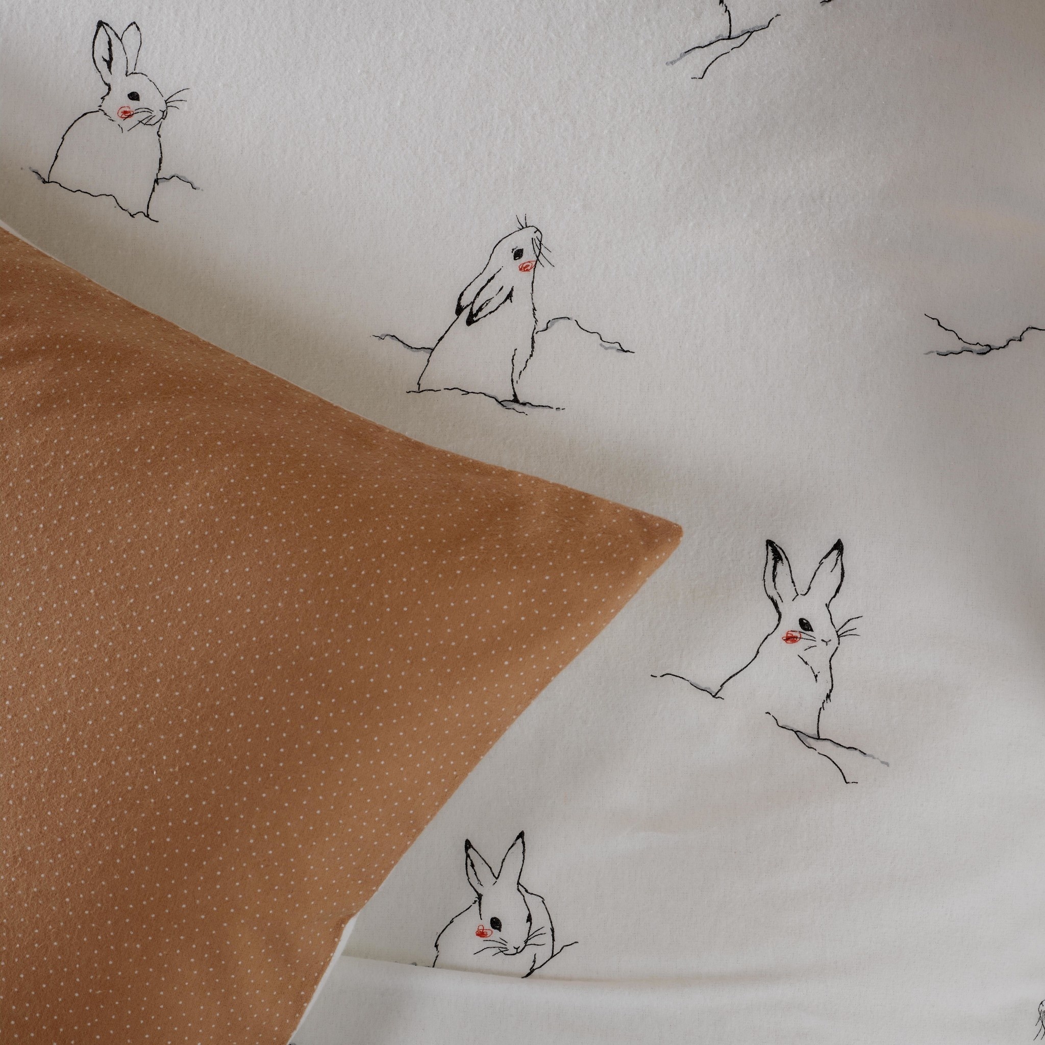 De Witte Lietaer Duvet cover Rabbit Cotton - Single - 140 x 220 cm - Multi