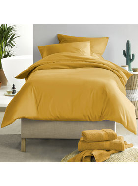 De Witte Lietaer Duvet cover Cotton Satin Olivia Golden Yellow 140 x 200/220 cm