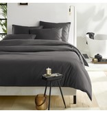 De Witte Lietaer Duvet cover Cotton Satin Olivia - Lits Jumeaux - 240 x 220 cm - Gray