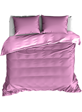 De Witte Lietaer Duvet cover Cotton Satin Olivia Smoky Grape 240 x 220 cm