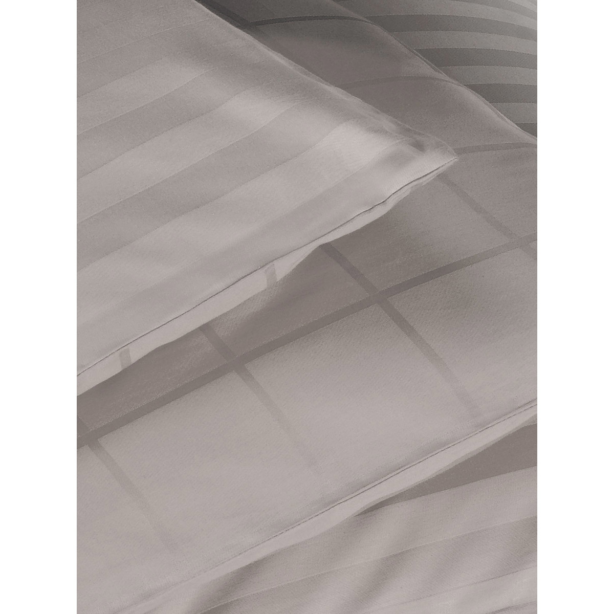 De Witte Lietaer Duvet cover Cotton Satin Zygo - Single - 140 x 220 cm - Taupe