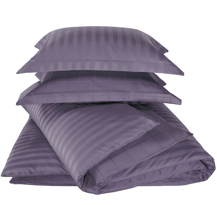 De Witte Lietaer Duvet cover Cotton Satin Zygo - Double - 200 x 220 cm - Purple