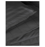 De Witte Lietaer Dekbedovertrek Katoen Satijn Zygo - Eenpersoons - 140 x 220 cm - Zwart