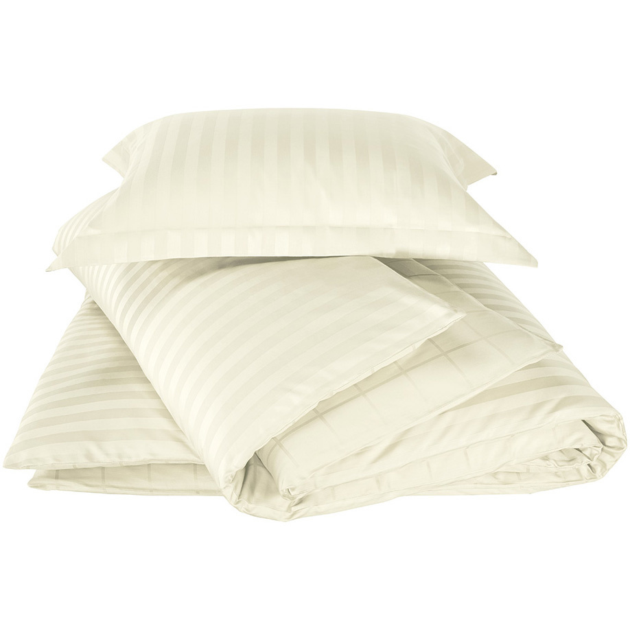 De Witte Lietaer Duvet cover Cotton Satin Zygo - Single - 140 x 220 cm - Ivory