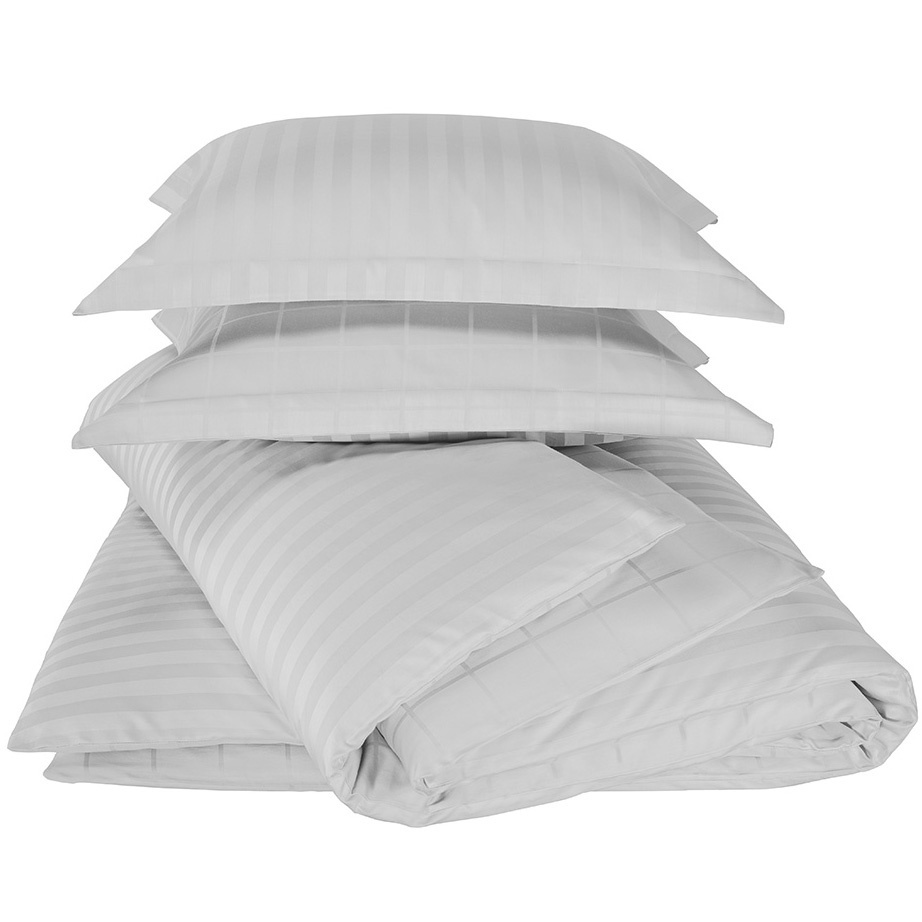 De Witte Lietaer Duvet cover Cotton Satin Zygo - Double - 200 x 220 cm - White