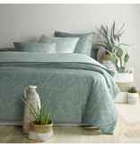 De Witte Lietaer Duvet cover Cotton Satin Cravat - Lits Jumeaux - 240 x 220 cm - Green