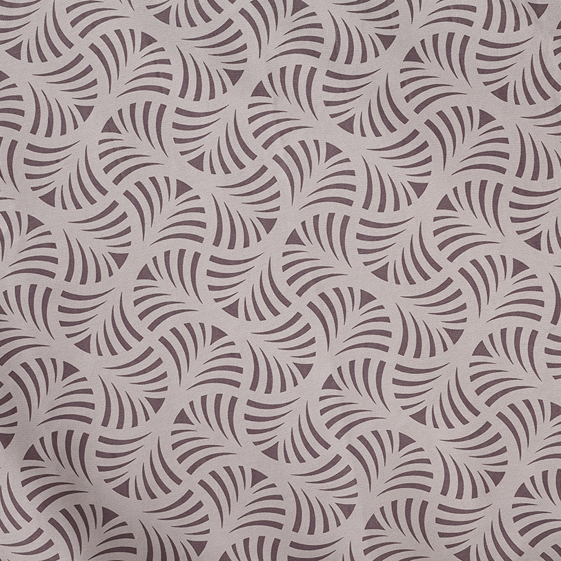 De Witte Lietaer Dekbedovertrek Katoen Satijn Flow - Lits Jumeaux - 240 x 220 cm - Paars