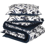 De Witte Lietaer Duvet cover Meadow 100% cotton satin Mood indigo 240x220 + 60x70 (2pcs)