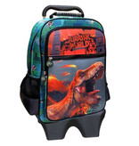 Jurassic World Backpack Trolley T-Rex - 52 x 34 x 26 cm - Green
