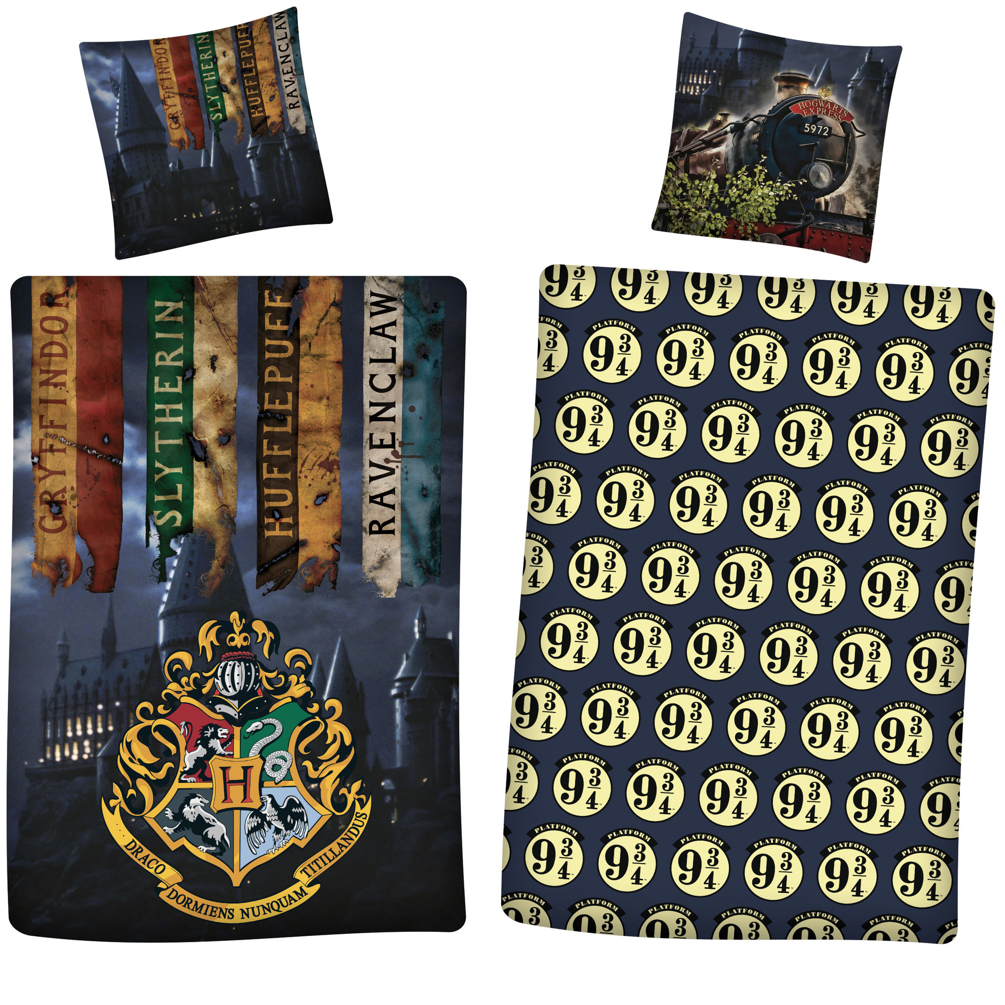 Harry Potter Harry Poter dekbedovertrek polyester 140 x 200 65x65 cm