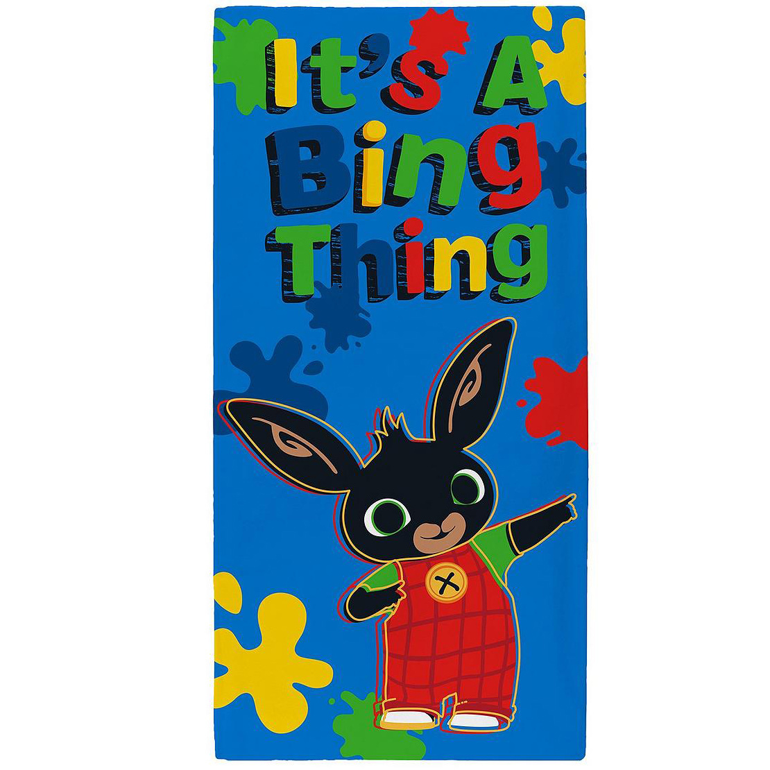 Bing Bunny Strandlaken Bing Thing - 70 x 140 cm - Blauw