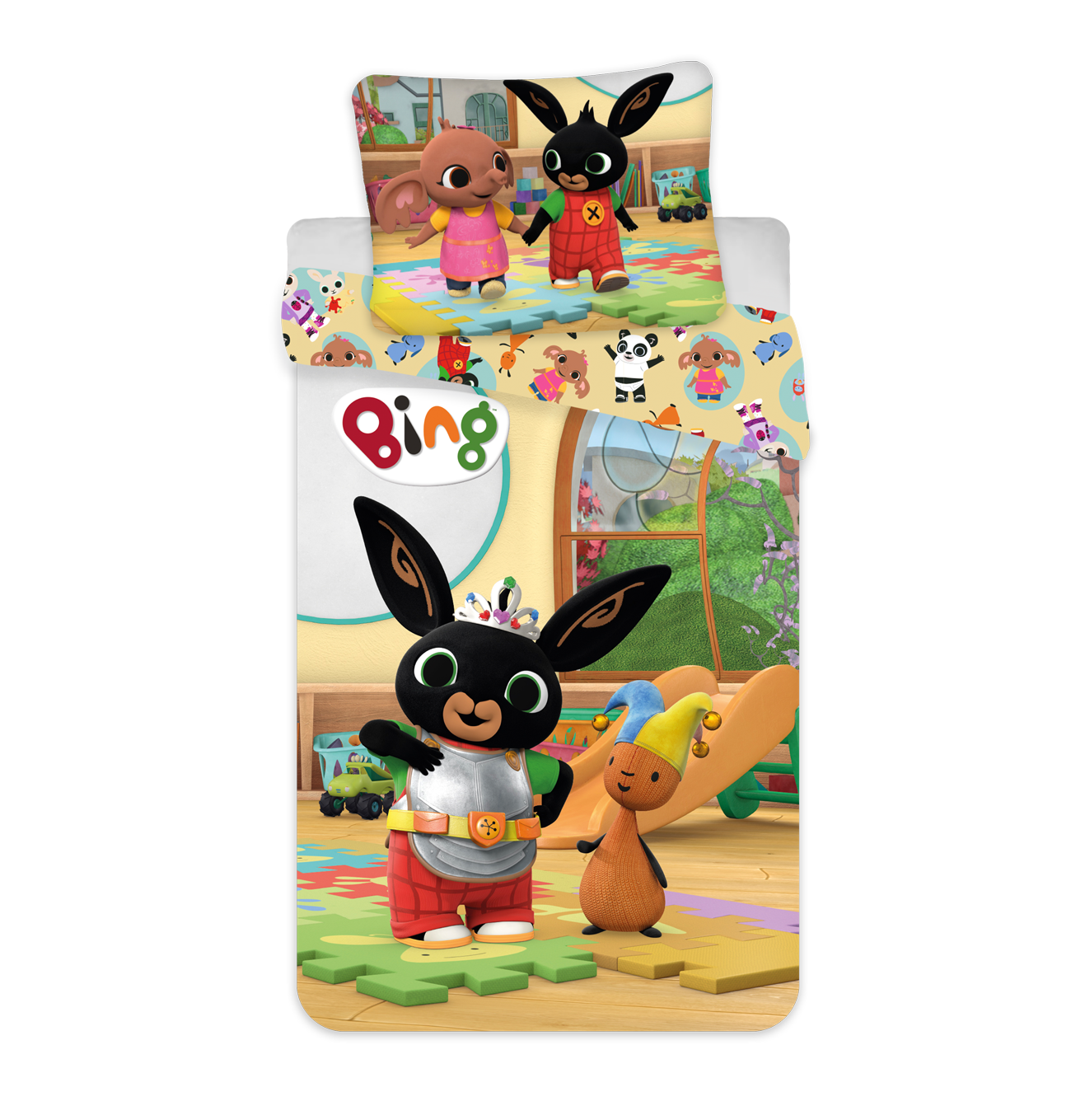 Bing Bunny Baby Duvet Cover Playtime - 100 x 135 cm - Multi