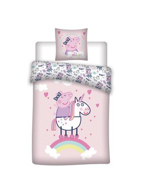 Peppa Pig Dekbedovertrek Unicorn 140 x 200