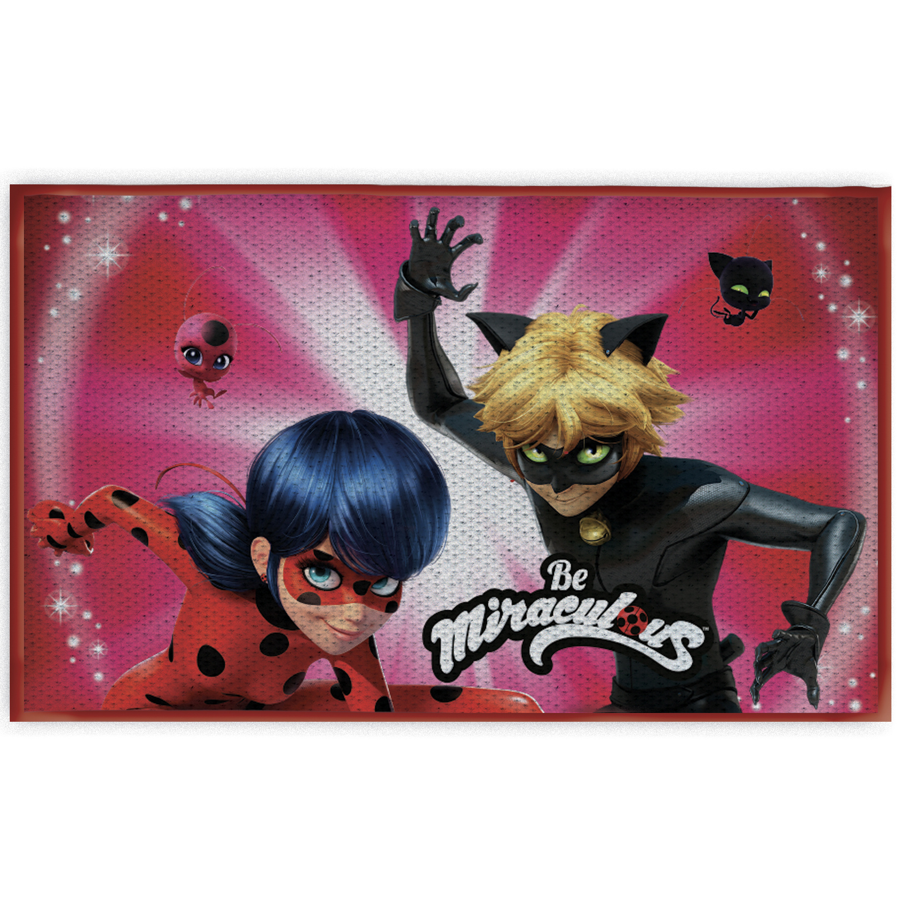 Miraculous Badmat Team - 40 x 60 cm - Polyester