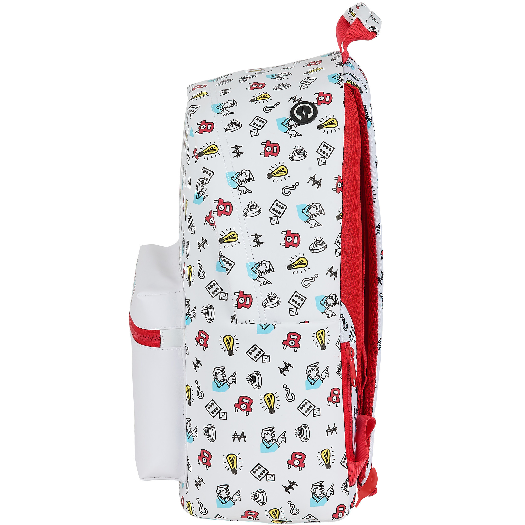Monopoly Backpack Free Parking - 41 x 31 x 16 cm - White