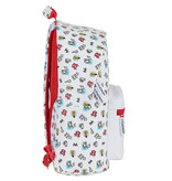 Monopoly Backpack Free Parking - 41 x 31 x 16 cm - White