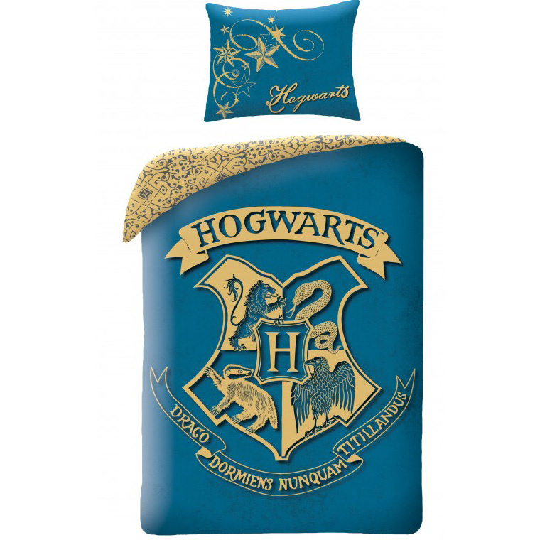 Harry Potter Duvet cover Hogwarts - Single - 140 x 200 cm - Cotton