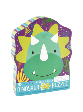 Floss & Rock Puzzle Dino - 12 pieces