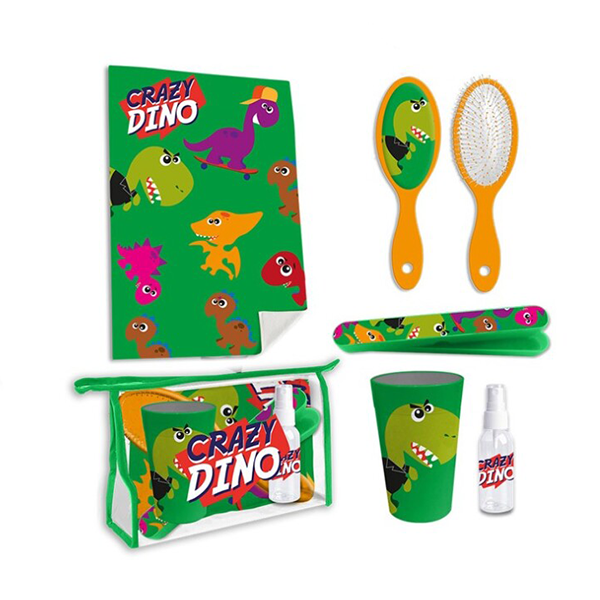 Dinosaurus Toilet Reisset Crazy Dino - 6 st. - Groen