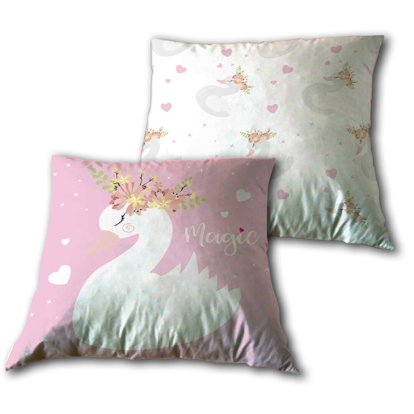 Animal Pictures Cushion Swan - 40 x 40 cm - Polyester