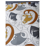 De Witte Lietaer Duvet cover Cotton Satin Anastasia - Hotel size - 260 x 240 cm - Gray