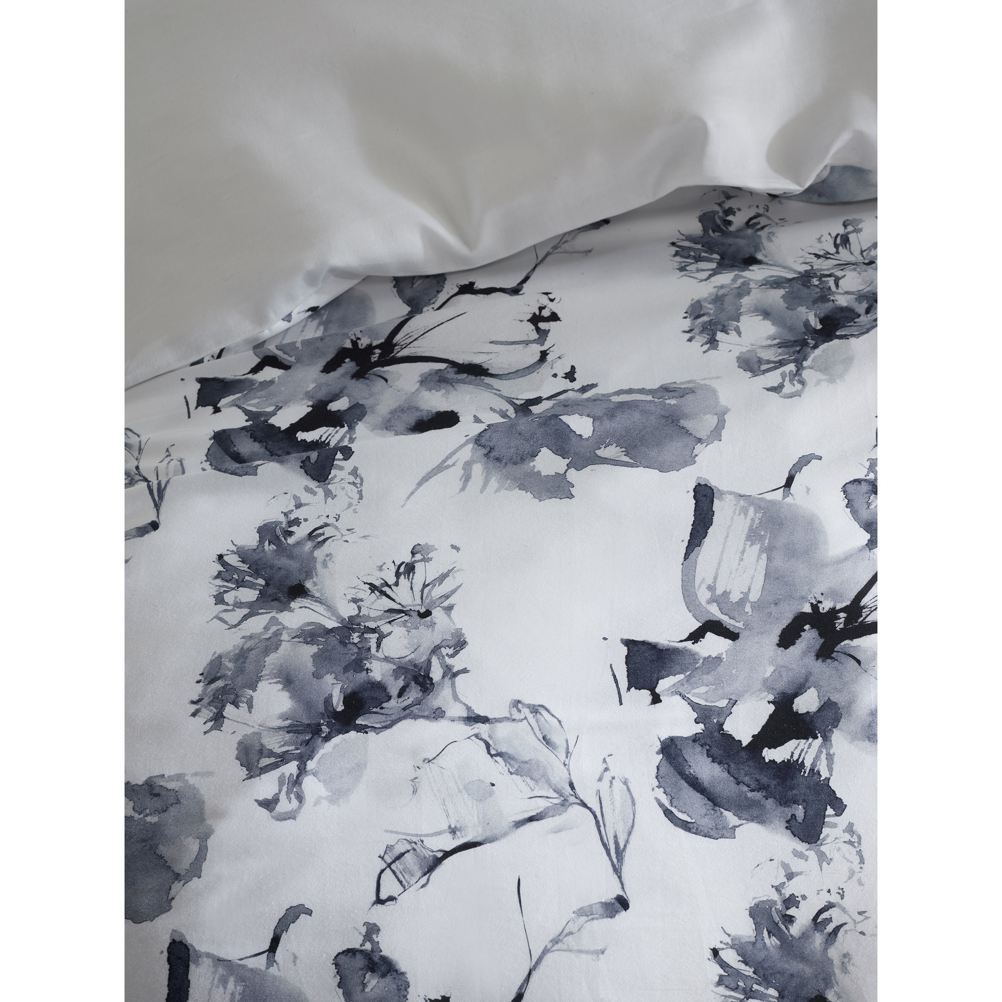 De Witte Lietaer Duvet cover Cotton Satin Quill - Double -200 x 200/220 cm - White