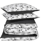 De Witte Lietaer Duvet cover Cotton Aileen - Lits Jumeaux - 240 x 220 cm - Black