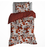 De Witte Lietaer Duvet cover Cotton Flannel Mimulus - Single - 140 x 200/220 cm - Red