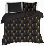 De Witte Lietaer Duvet cover Cotton Flannel Eve - Hotel size - 260 x 240 cm - Black