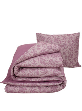 De Witte Lietaer Duvet cover Cotton Flannel Lea Lilac 140 x 200/220 cm