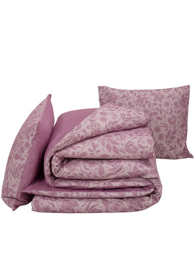 De Witte Lietaer Duvet cover Cotton Flannel Lea Lilac 240 x 220 cm