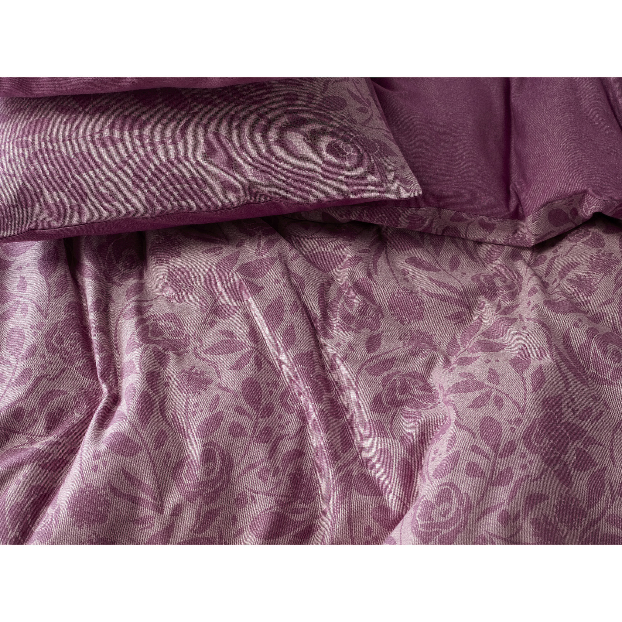 De Witte Lietaer Duvet cover Lea Lilac - Hotel size - 260 x 240 cm - Flannel