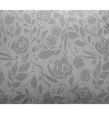 De Witte Lietaer Dekbedovertrek Lea Natural Grey - Eenpersoons -  140 x 200/220 cm - Flanel