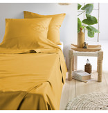 De Witte Lietaer Bed sheet set Olivia - Double - 280 x 280 cm - Yellow - Satin cotton