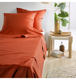 De Witte Lietaer Sheet set double OLIVIA (smart collection) 280x280+60x70(2) rooibos 100% cotton, satin