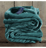 De Witte Lietaer Fleece plaid Cosy - 150 x 200 cm - lake green