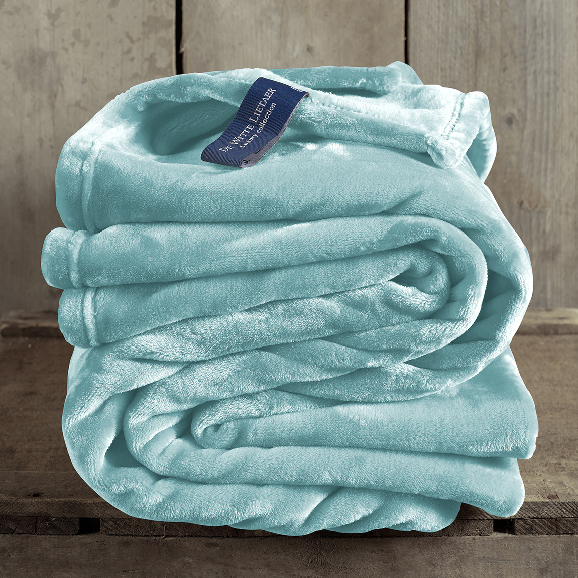 De Witte Lietaer Fleece blanket Cozy - 150 x 200 cm - Mineral