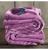 De Witte Lietaer Fleece plaid Cozy - 150x200 - smoky grape