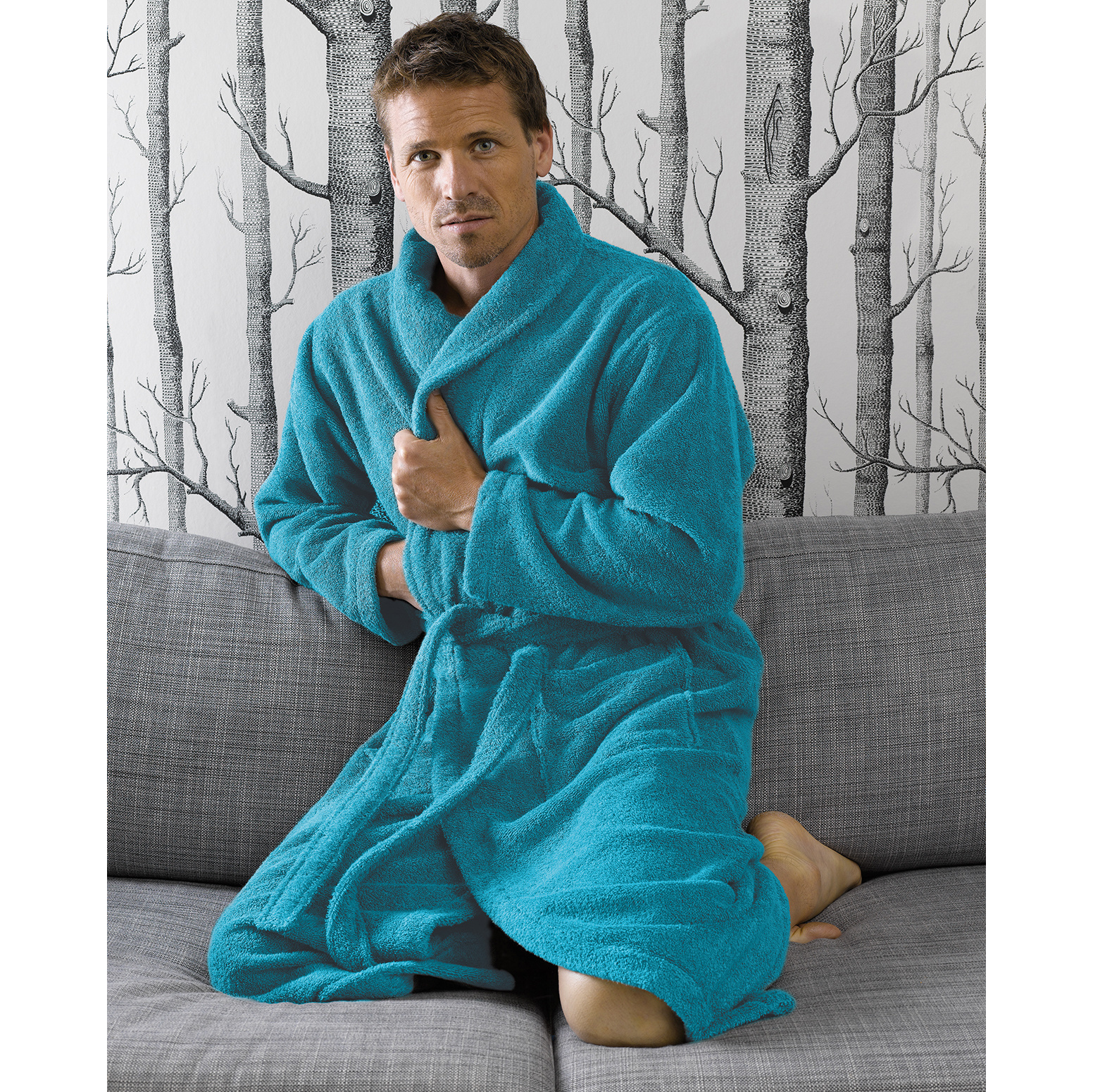 De Witte Lietaer Bathrobe Etrusk - Large - Unisex - Cotton